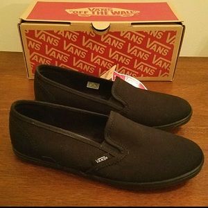Black Vans Slip Ons